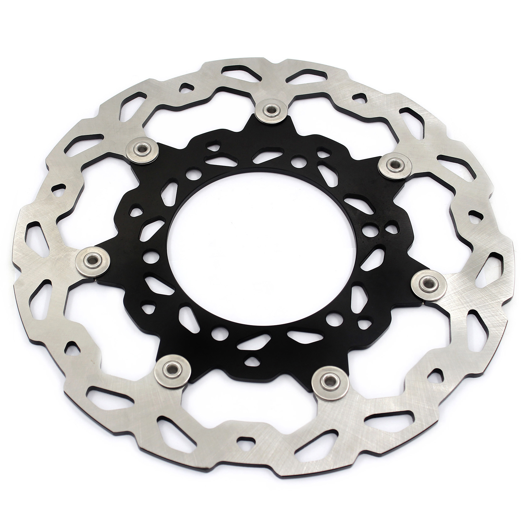 Floating Brake Disc 320Mm Supermoto - オートバイスーパーモト 320 ミリメートルフロントフローティングブレーキディスクロータースズキ DR650SE 1996-2022 ステンレス鋼アルミ