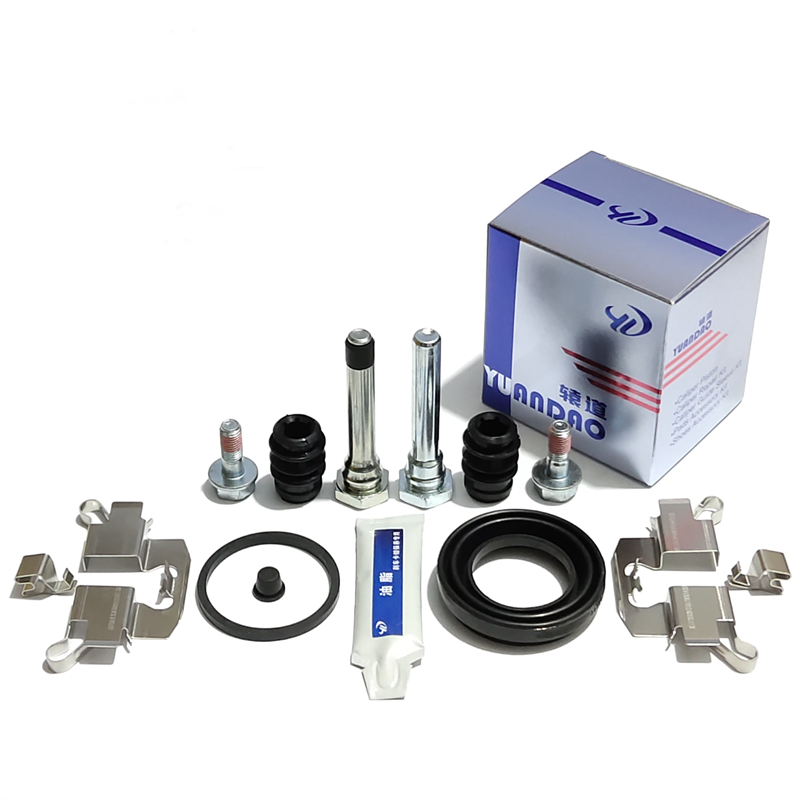 Front Rear Brake Caliper Bracket Kit - Mazda CX-3用フロントおよびリアブレーキキャリパーガイド,ピンスクリュー,ブレーキシリンダー修理キット