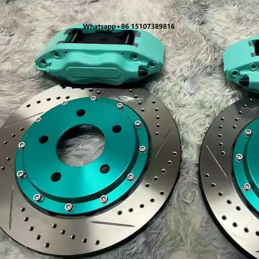 Forged Front Brake Caliper 4 Piston - 新型高性能アルミ合金製レーシングブレーキキャリパーキット フロント鍛造 7600 4ピストン 285/295/300MMディスク対応